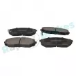 Jeu de 4 plaquettes de frein avant RAP BRAKES R-P1138 - Visuel 2