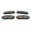 Jeu de 4 plaquettes de frein avant RAP BRAKES R-P1138 - Visuel 3