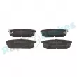 Jeu de 4 plaquettes de frein arrière RAP BRAKES R-P1139 - Visuel 1