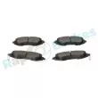 Jeu de 4 plaquettes de frein avant RAP BRAKES R-P1142 - Visuel 3