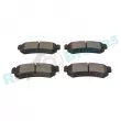 Jeu de 4 plaquettes de frein arrière RAP BRAKES R-P1143 - Visuel 3