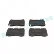 Jeu de 4 plaquettes de frein avant RAP BRAKES R-P1144 - Visuel 1