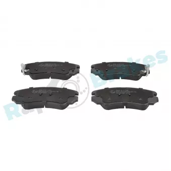 Jeu de 4 plaquettes de frein avant RAP BRAKES R-P1146