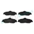 Jeu de 4 plaquettes de frein avant RAP BRAKES R-P1147 - Visuel 1