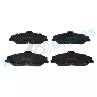 Jeu de 4 plaquettes de frein avant RAP BRAKES R-P1147