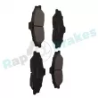 Jeu de 4 plaquettes de frein avant RAP BRAKES R-P1147 - Visuel 2