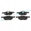 Jeu de 4 plaquettes de frein avant RAP BRAKES R-P1149 - Visuel 1