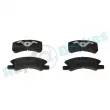 Jeu de 4 plaquettes de frein avant RAP BRAKES R-P1152 - Visuel 1