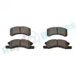 Jeu de 4 plaquettes de frein avant RAP BRAKES R-P1152 - Visuel 3