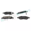 Jeu de 4 plaquettes de frein avant RAP BRAKES R-P1157 - Visuel 2