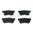 Jeu de 4 plaquettes de frein arrière RAP BRAKES R-P1160 - Visuel 1