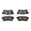 Jeu de 4 plaquettes de frein arrière RAP BRAKES R-P1160 - Visuel 3