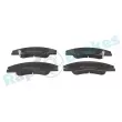 Jeu de 4 plaquettes de frein avant RAP BRAKES R-P1161 - Visuel 1