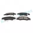 Jeu de 4 plaquettes de frein avant RAP BRAKES R-P1161 - Visuel 2