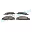 Jeu de 4 plaquettes de frein avant RAP BRAKES R-P1161 - Visuel 3