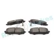 Jeu de 4 plaquettes de frein avant RAP BRAKES R-P1163 - Visuel 3