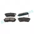 Jeu de 4 plaquettes de frein arrière RAP BRAKES R-P1164 - Visuel 2