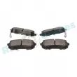 Jeu de 4 plaquettes de frein arrière RAP BRAKES R-P1164 - Visuel 3