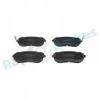 Jeu de 4 plaquettes de frein avant RAP BRAKES R-P1165 - Visuel 1