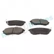 Jeu de 4 plaquettes de frein avant RAP BRAKES R-P1166 - Visuel 2