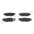 Jeu de 4 plaquettes de frein arrière RAP BRAKES R-P1167 - Visuel 1