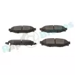 Jeu de 4 plaquettes de frein arrière RAP BRAKES R-P1167 - Visuel 3