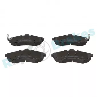 Jeu de 4 plaquettes de frein avant RAP BRAKES R-P1172