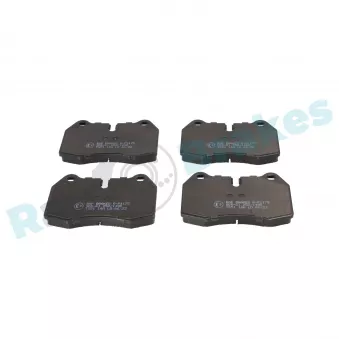 Jeu de 4 plaquettes de frein avant RAP BRAKES R-P1175