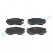 Jeu de 4 plaquettes de frein avant RAP BRAKES R-P1180 - Visuel 1