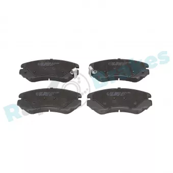 Jeu de 4 plaquettes de frein avant RAP BRAKES R-P1180