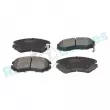 Jeu de 4 plaquettes de frein avant RAP BRAKES R-P1180 - Visuel 2