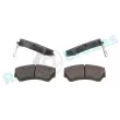 Jeu de 4 plaquettes de frein avant RAP BRAKES R-P1184 - Visuel 3