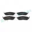 Jeu de 4 plaquettes de frein avant RAP BRAKES R-P1185 - Visuel 1