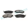 Jeu de 4 plaquettes de frein avant RAP BRAKES R-P1185 - Visuel 2