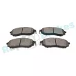 Jeu de 4 plaquettes de frein avant RAP BRAKES R-P1185 - Visuel 3