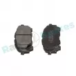 Jeu de 4 plaquettes de frein arrière RAP BRAKES R-P1187 - Visuel 3
