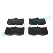Jeu de 4 plaquettes de frein avant RAP BRAKES R-P1190 - Visuel 1