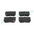 Jeu de 4 plaquettes de frein arrière RAP BRAKES R-P1191 - Visuel 1