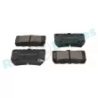 Jeu de 4 plaquettes de frein arrière RAP BRAKES R-P1191 - Visuel 2