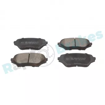 Jeu de 4 plaquettes de frein avant RAP BRAKES R-P1193