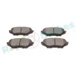 Jeu de 4 plaquettes de frein avant RAP BRAKES R-P1193 - Visuel 2