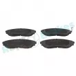 Jeu de 4 plaquettes de frein avant RAP BRAKES R-P1195 - Visuel 1