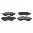 Jeu de 4 plaquettes de frein avant RAP BRAKES R-P1195 - Visuel 2
