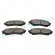 Jeu de 4 plaquettes de frein avant RAP BRAKES R-P1195 - Visuel 3