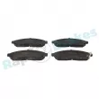 Jeu de 4 plaquettes de frein avant RAP BRAKES R-P1196 - Visuel 1