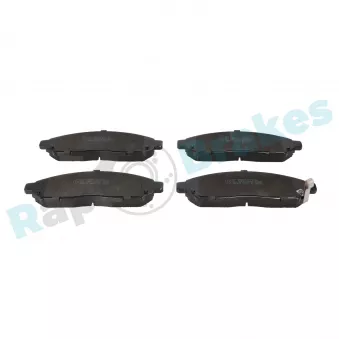 Jeu de 4 plaquettes de frein avant RAP BRAKES R-P1196