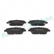 Jeu de 4 plaquettes de frein avant RAP BRAKES R-P1199 - Visuel 1