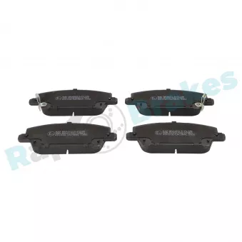 Jeu de 4 plaquettes de frein avant RAP BRAKES R-P1199