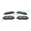 Jeu de 4 plaquettes de frein avant RAP BRAKES R-P1199 - Visuel 3