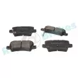 Jeu de 4 plaquettes de frein arrière RAP BRAKES R-P1200 - Visuel 2